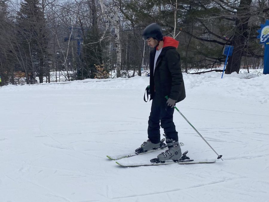 CHS students enjoy skiing at Pats Peak on Intersession Day Jan. 28, 2022.