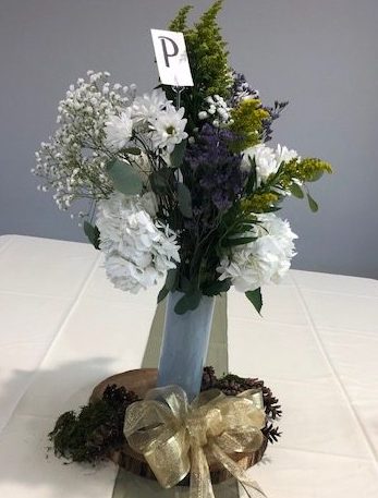 Table decorations from last years prom 